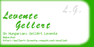levente gellert business card